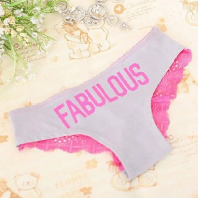 1 pcs Charming Women Lace Briefs Lady Love Sexy Pink Heart Panties Women's Low Waist Intimates Leopard Underwear