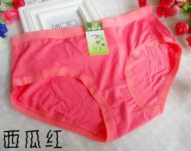 100% Quality Women's Underwear Bamboo Fiber Women Panties Women Lingerie Briefs Calcinha Fio Dental  M L XL