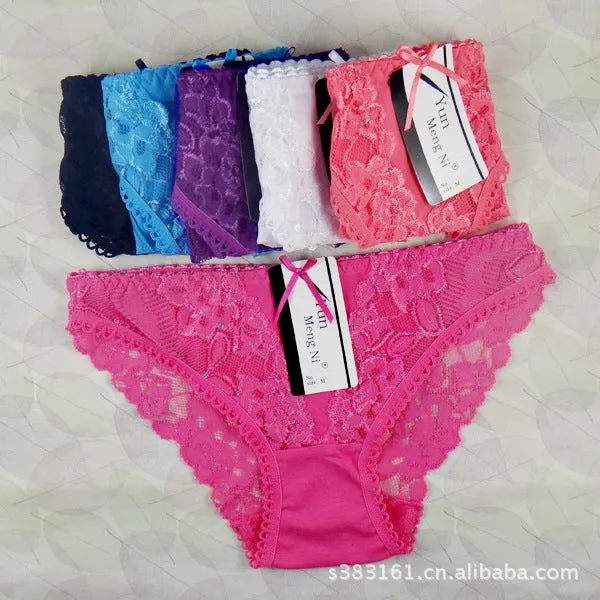 2016 Real Calcinha Underwear Women bragas High Quality Wholesale Cotton Women Panties Thongs Sexy Underwear Briefs Lace