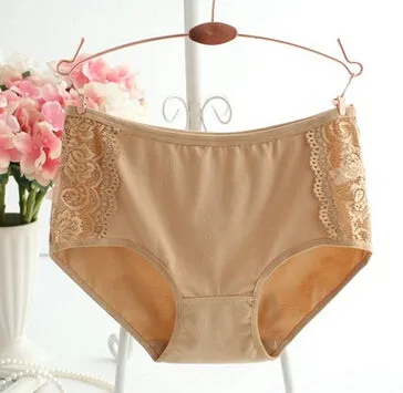 #224 Plus Size LeafMeiry Underwear Women Cotton Briefs Everyday Women Panties With Sexy Lace