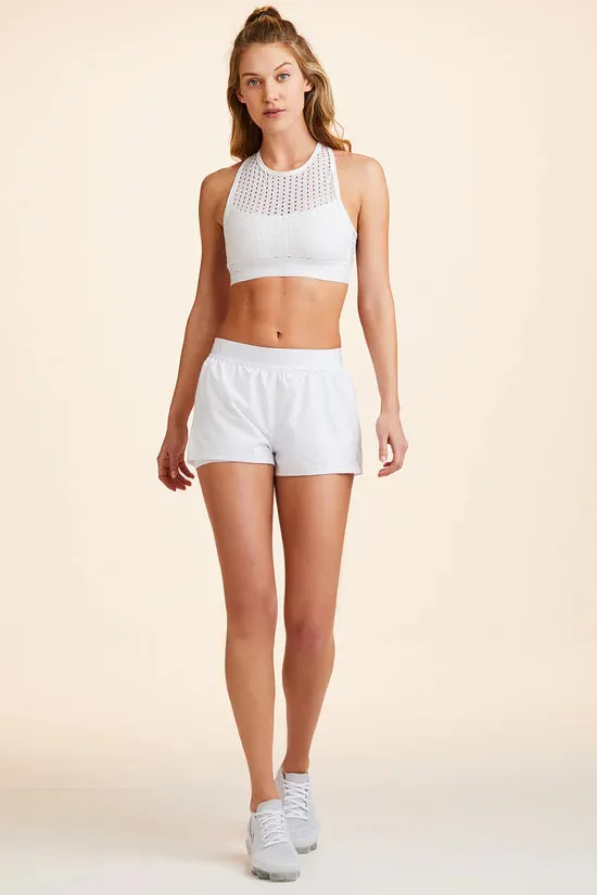 Alala | Cross Back Bra | White