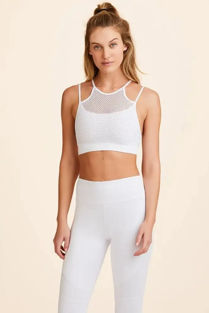 Alala | Essential Seamless Layer Bra | White