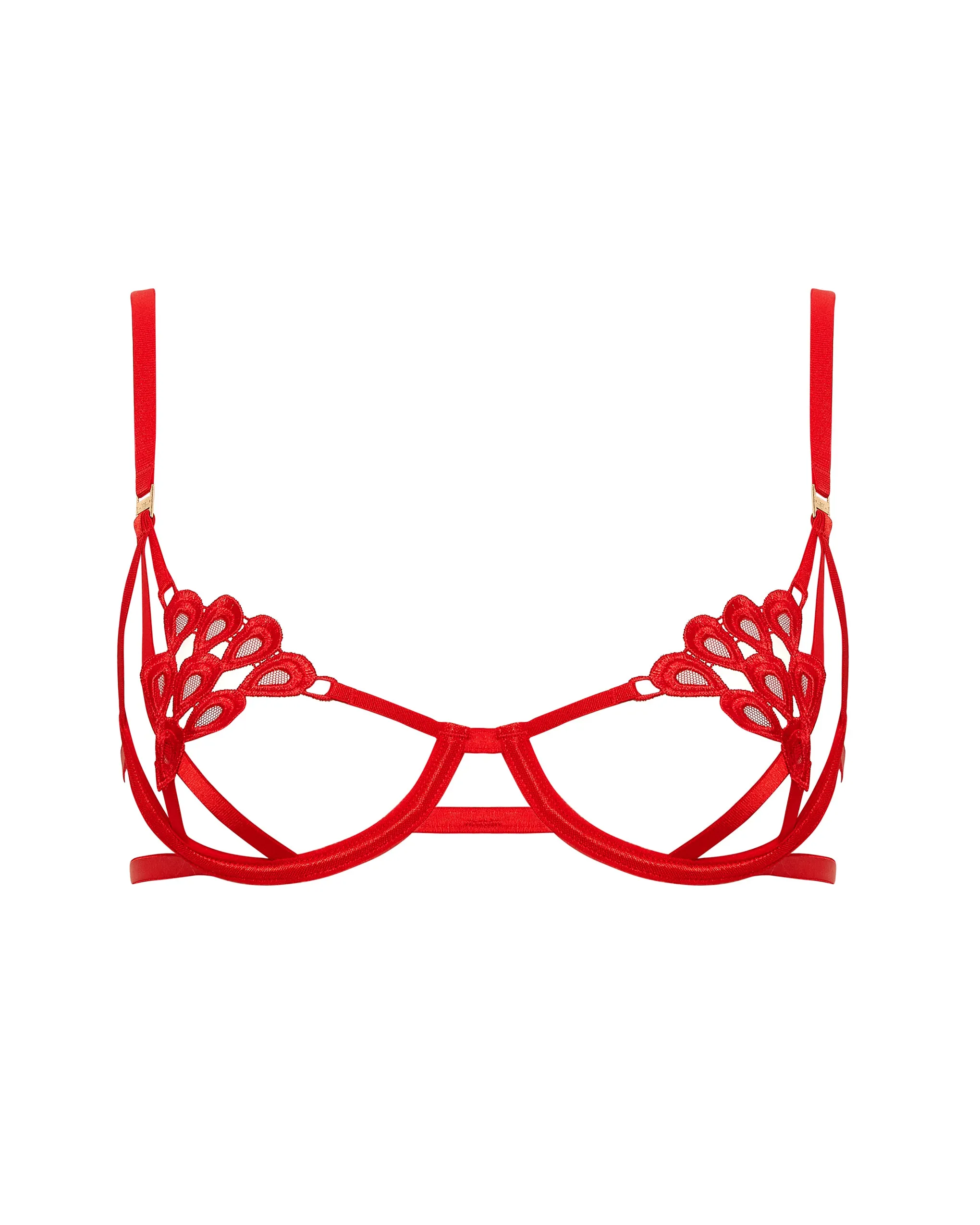 Aria Wired Bra Red