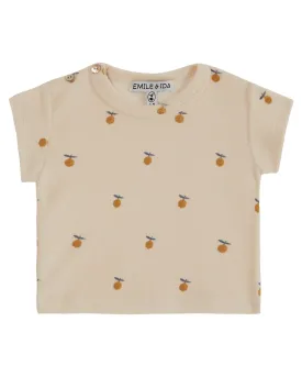 Baby Lemon Printed Terry T-Shirt