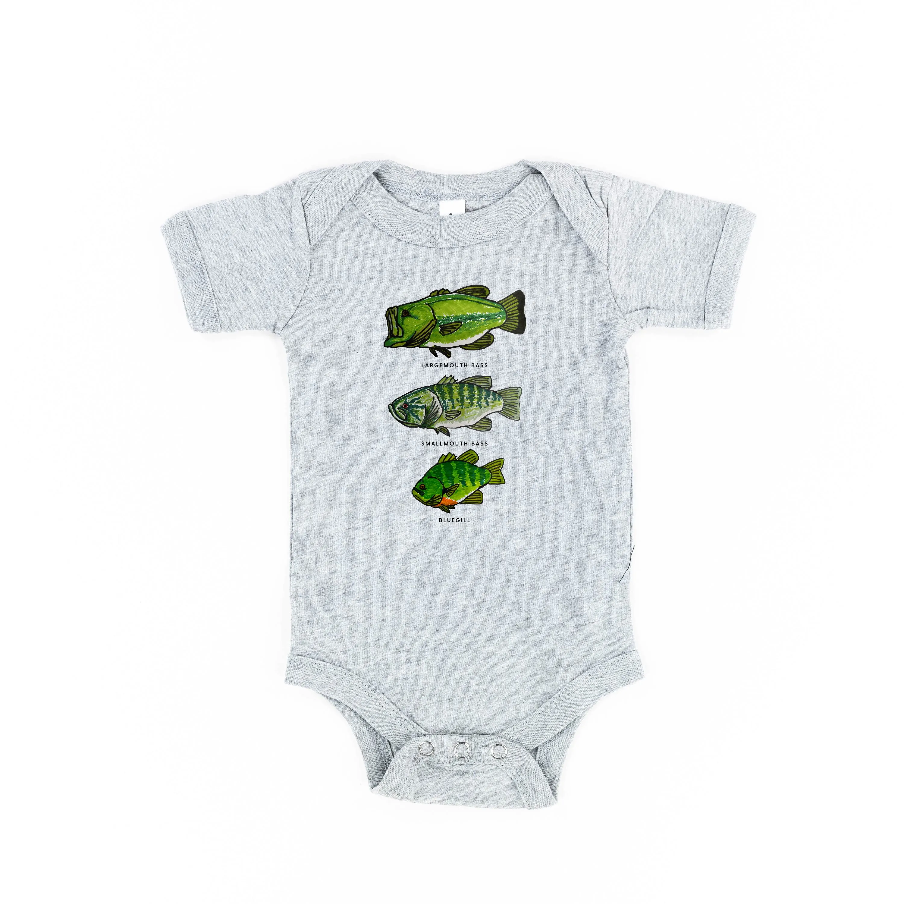 BASS & BLUEGILL CHART (HAND DRAWN) - Child Shirt