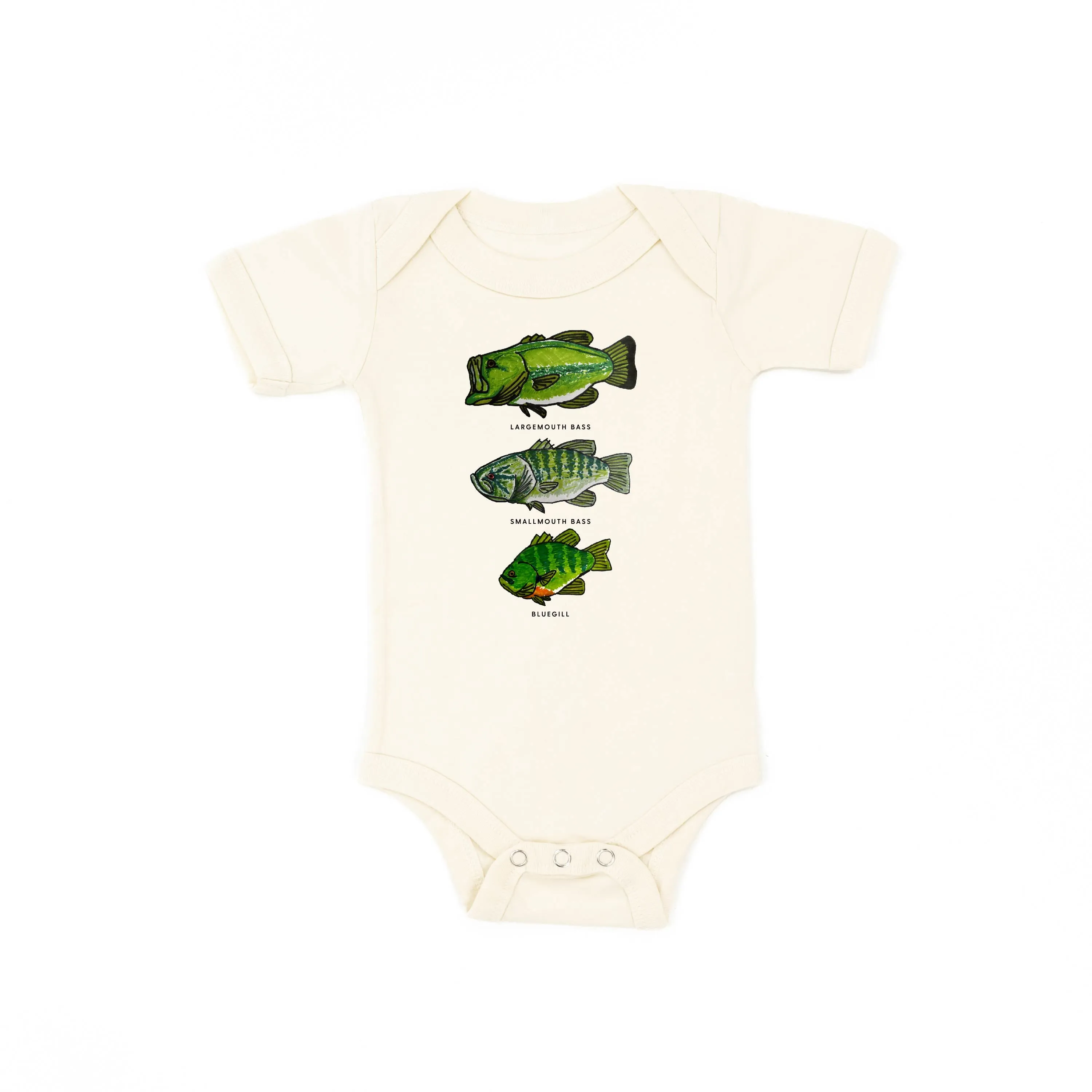 BASS & BLUEGILL CHART (HAND DRAWN) - Child Shirt