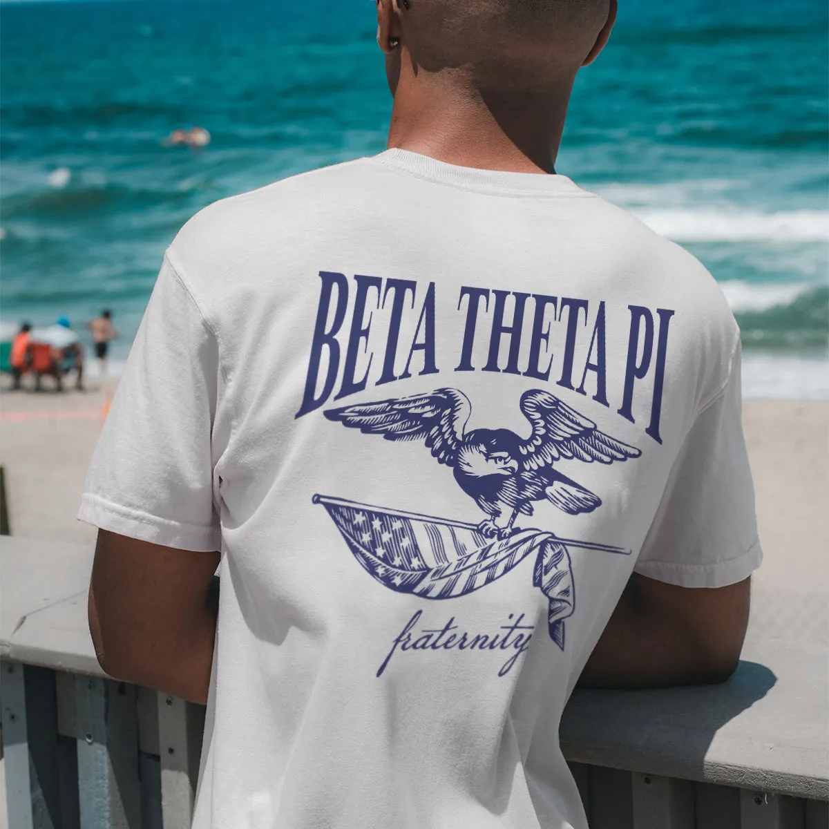 Beta Comfort Colors Freedom White Short Sleeve Tee