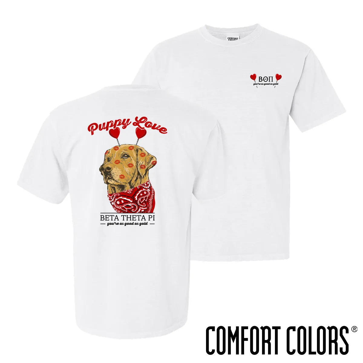 Beta Comfort Colors Puppy Love Short Sleeve Tee