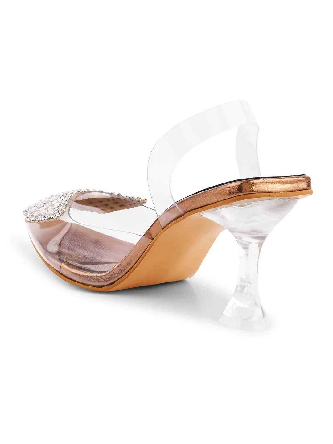 Butterfly Brooch Transparent Vinyl Heels