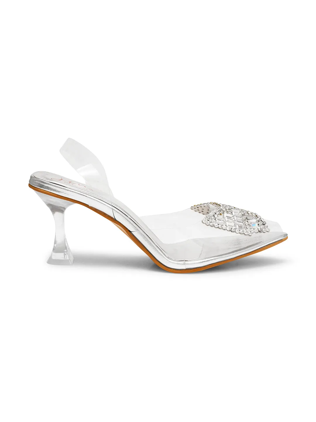 Butterfly Brooch Transparent Vinyl Heels