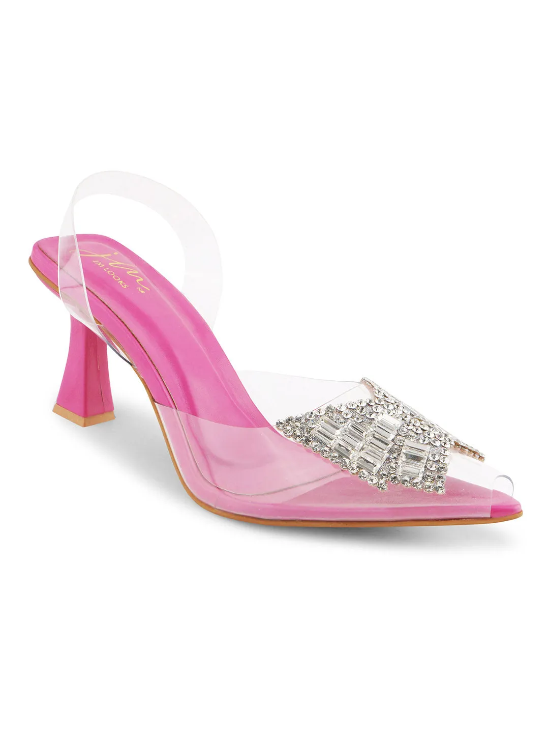 Butterfly Brooch Transparent Vinyl Heels