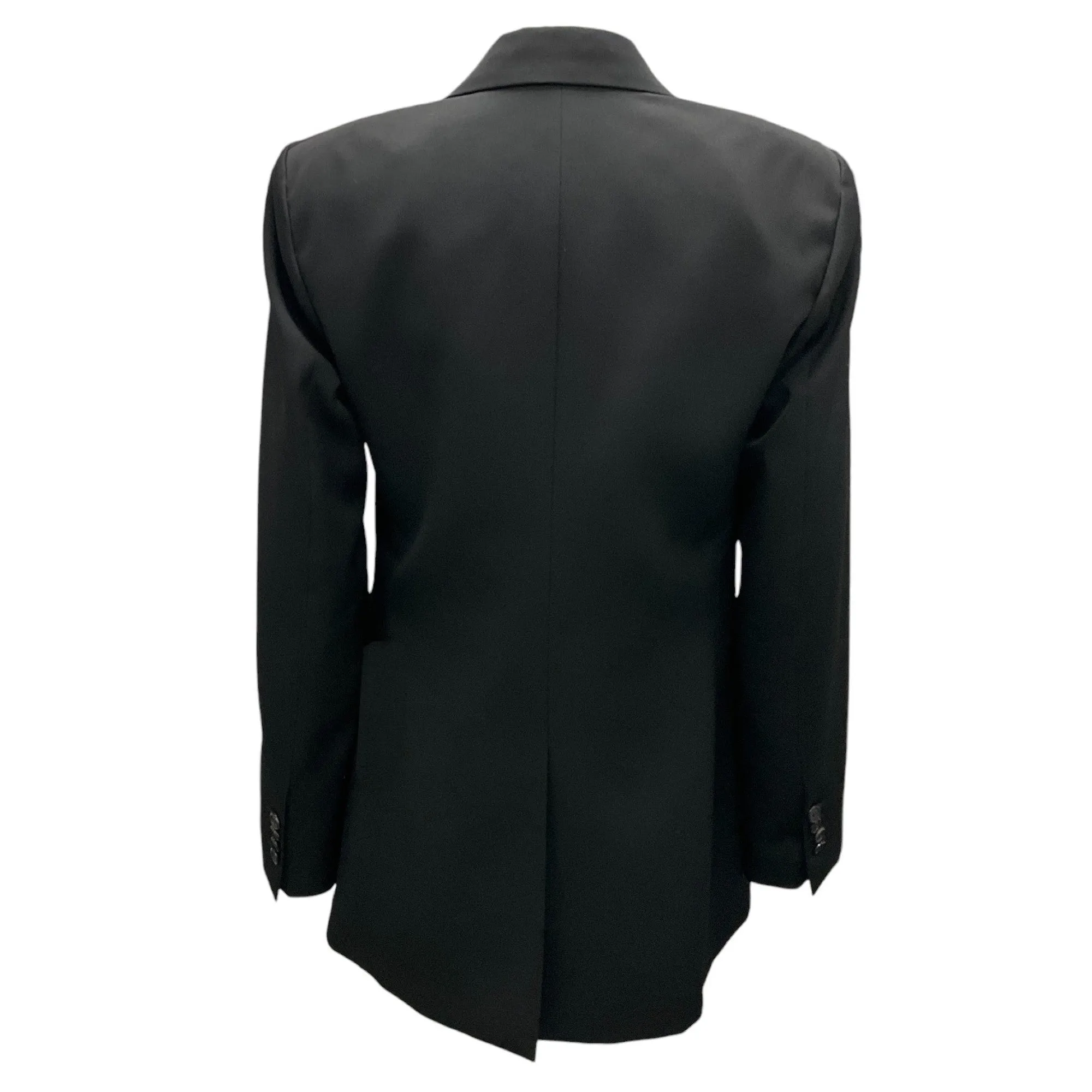 Calvin Klein 205W39NYC Black Two-Button Classic Wool Blazer