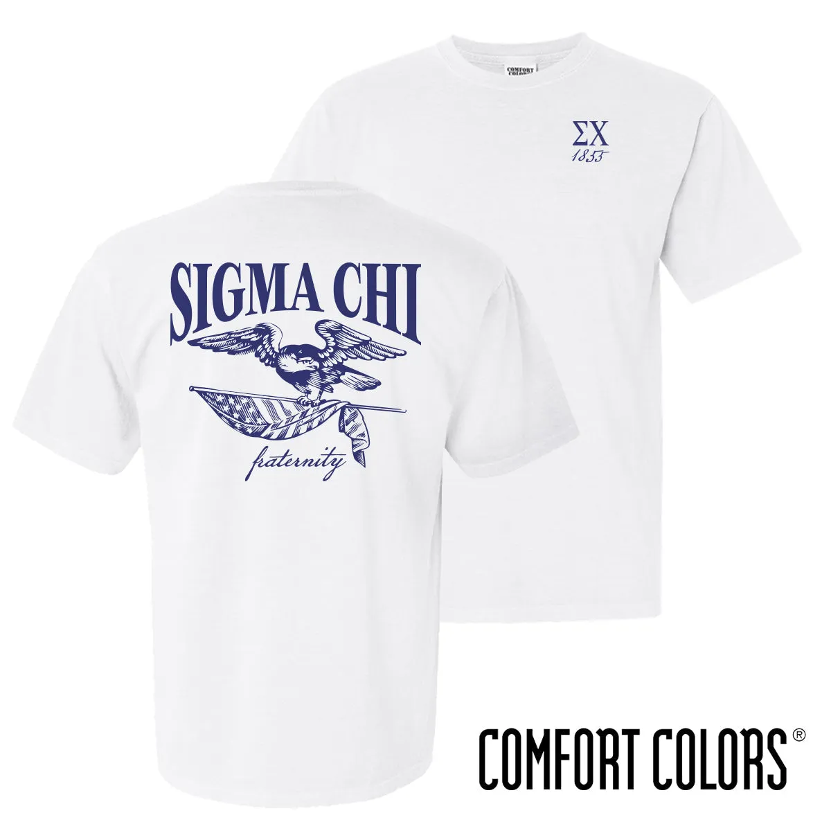 Comfort Colors Freedom White Short Sleeve Tee