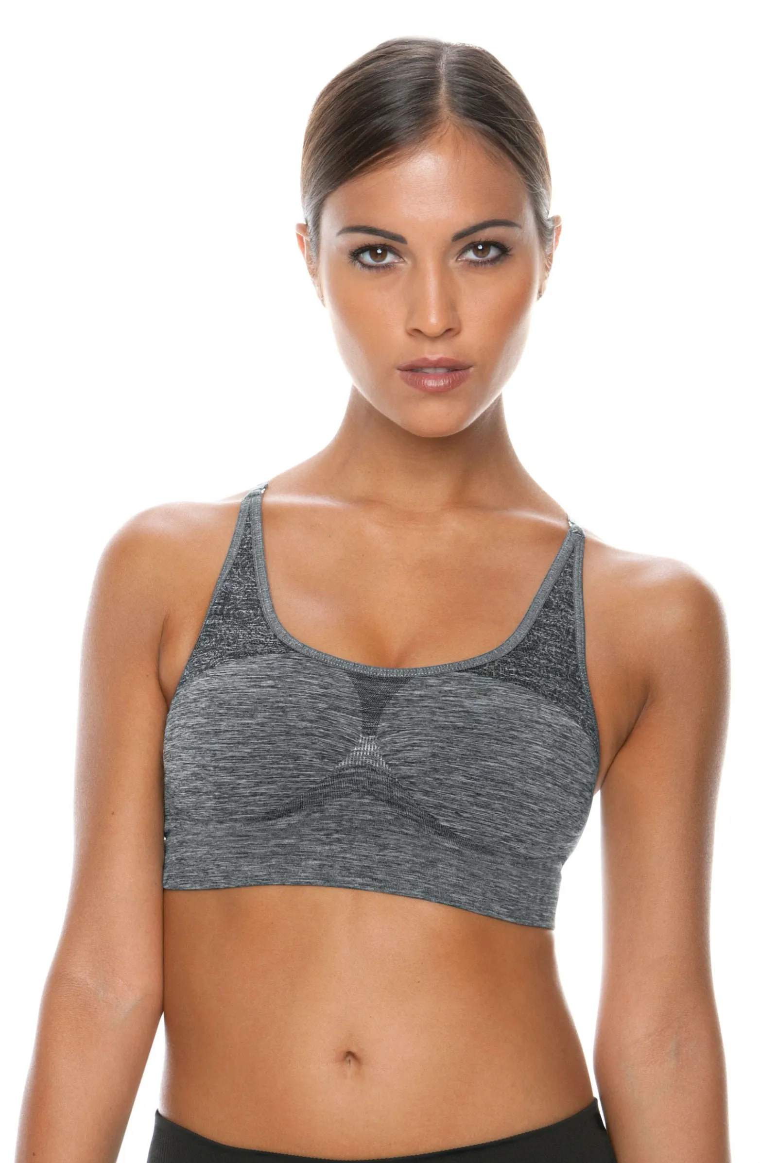 Control Body 110706 Sports Bra Melange/Grey