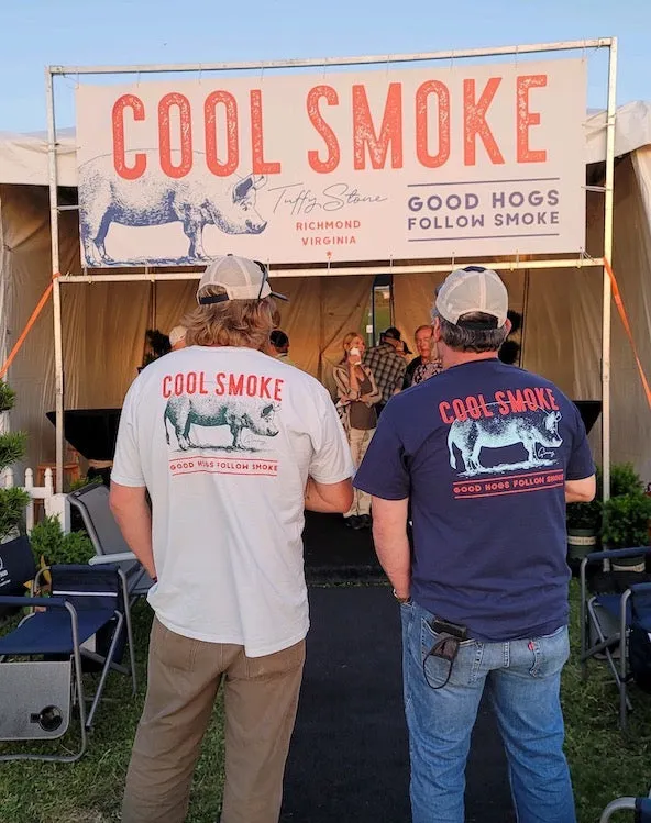 Cool Smoke Ginny Tee in Glen Blue