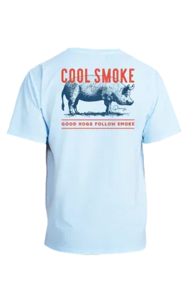 Cool Smoke Ginny Tee in Glen Blue