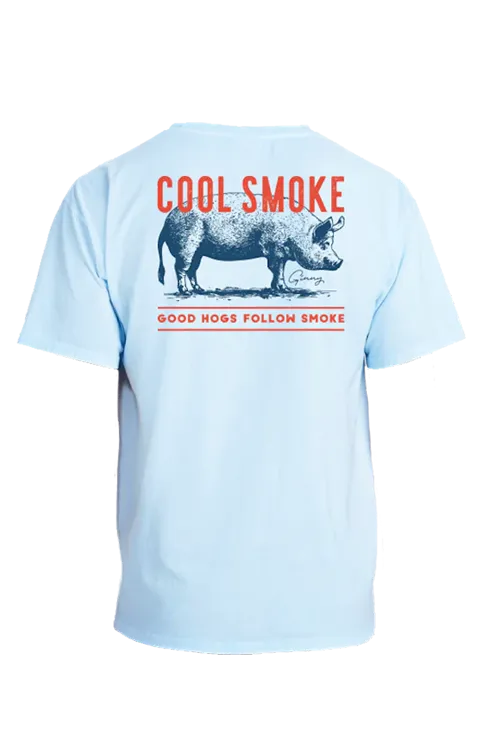 Cool Smoke Ginny Tee in Glen Blue