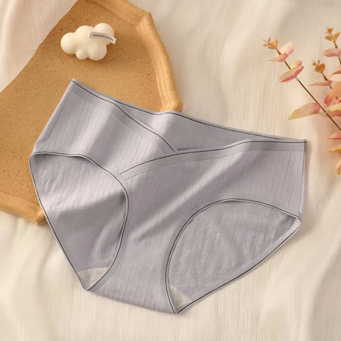 Cotton Mid Waist Belly Maternity Panties Seamless Underwear For Pregnant Women Ladies Pregnancy Briefs Comfort Lingerie M-3XL