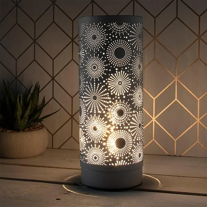 Desire Aroma Cylinder Lamp Sparkle Grey