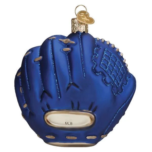 Dodgers Baseball Mitt Ornament