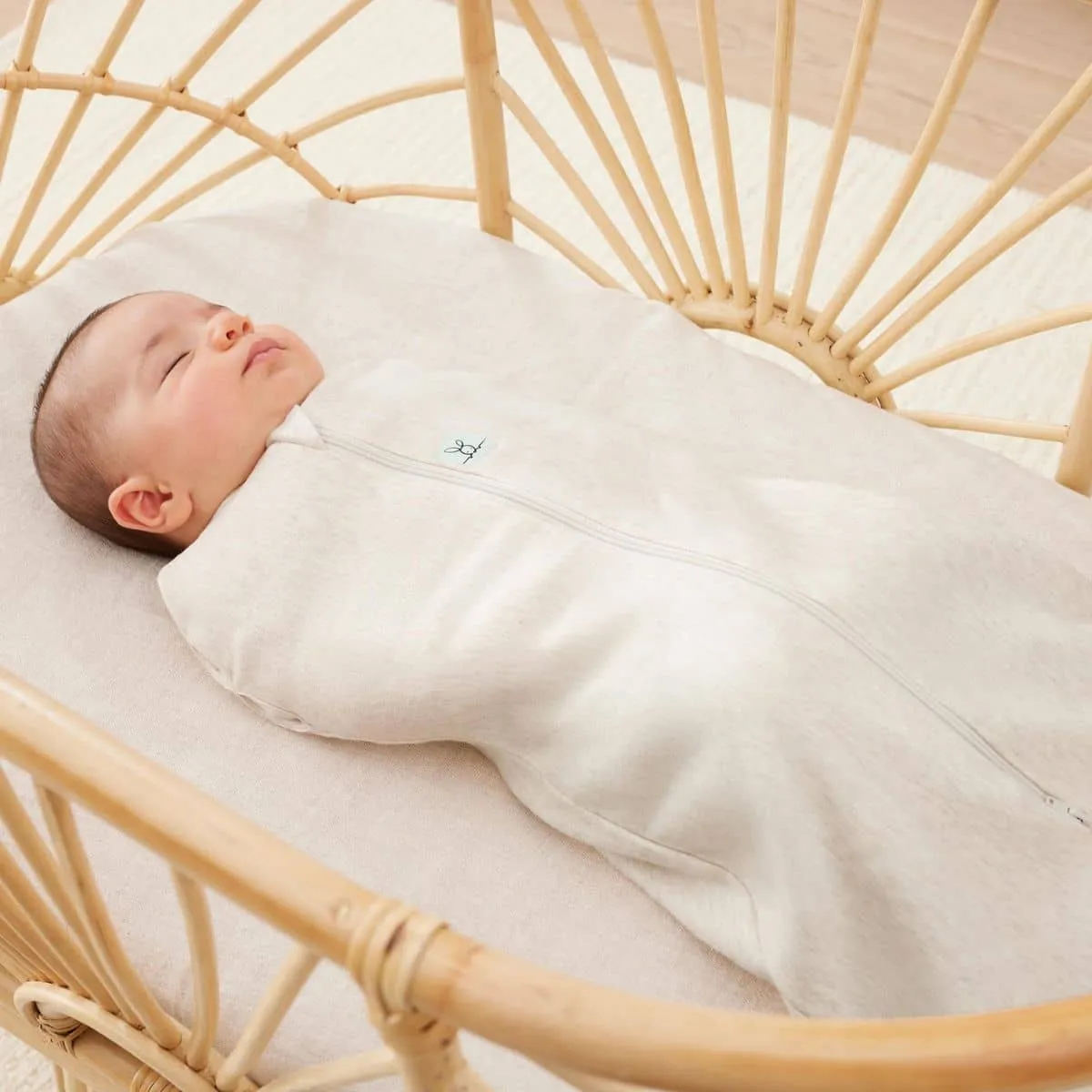 ergoPouch Cocoon Swaddle Bag 0.2 TOG - Oatmeal Marle