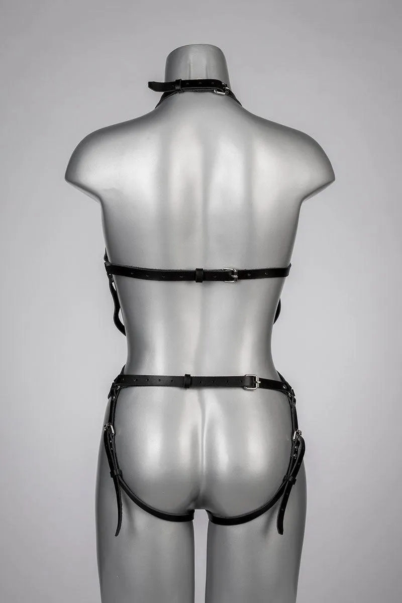 Evy Leather Body Harness