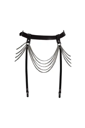 Fascinate Leather Garter Belt