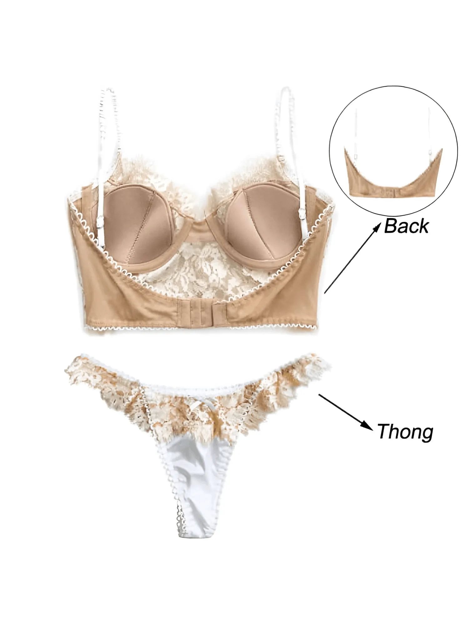 French Lace Bra & Underwear Set