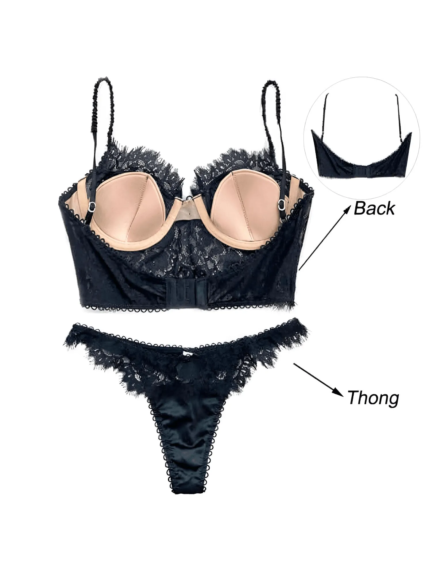 French Lace Bra & Underwear Set