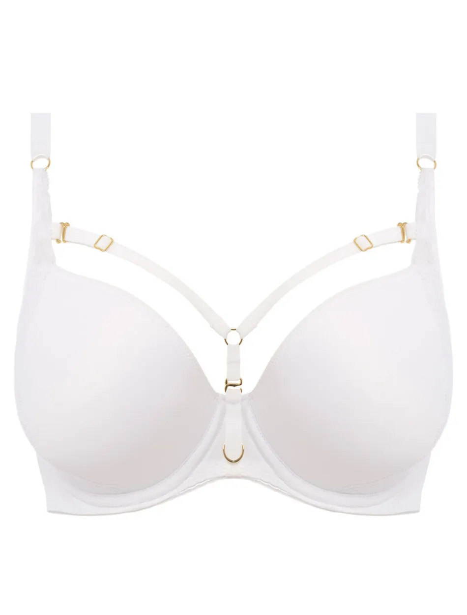 Freya Temptress Underwire Molded Plunge T-shirt Bra, White