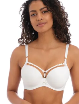 Freya Temptress Underwire Molded Plunge T-shirt Bra, White