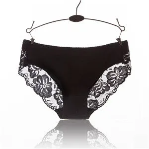 Hot Sale Women Underwear Sexy Style Multi Color Cotton Lace Panties #038