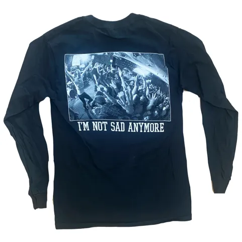 I’m Not Sad Long Sleeve T-Shirt Black