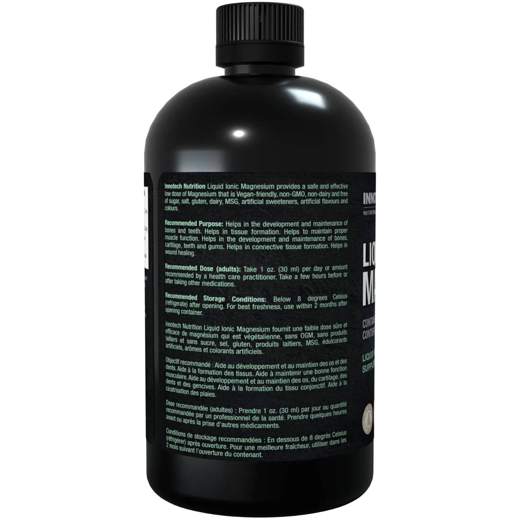 Innotech Liquid Ionic Magnesium - Lemon 500ml