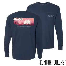 KDR Comfort Colors Wander Often Long Sleeve Pocket Tee