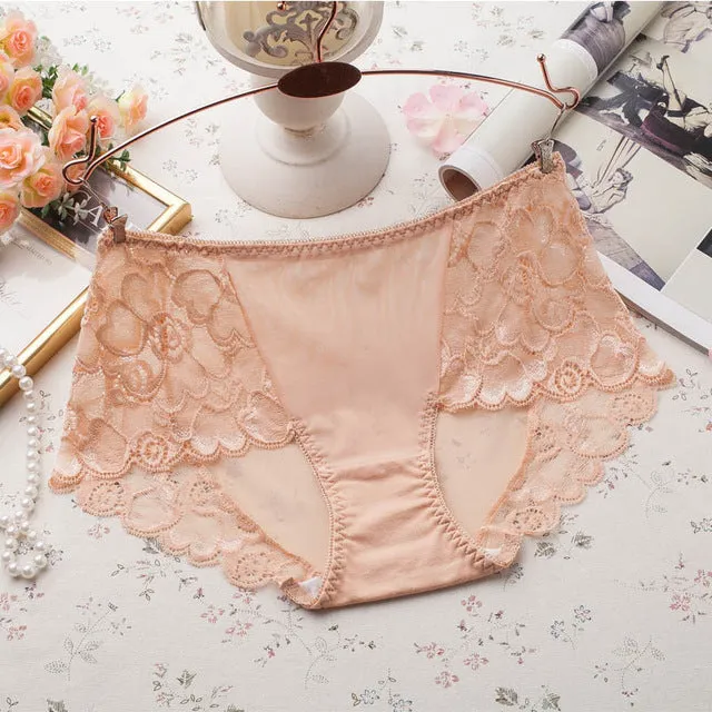 L-3XL Women underwear panties sexy brand  women's briefs seamless lace plus size sexy women underwear cotton breathable panty