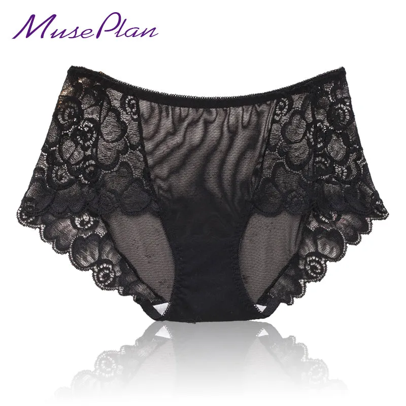 L-3XL Women underwear panties sexy brand  women's briefs seamless lace plus size sexy women underwear cotton breathable panty