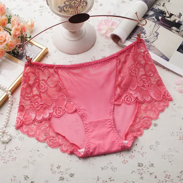 L-3XL Women underwear panties sexy brand  women's briefs seamless lace plus size sexy women underwear cotton breathable panty