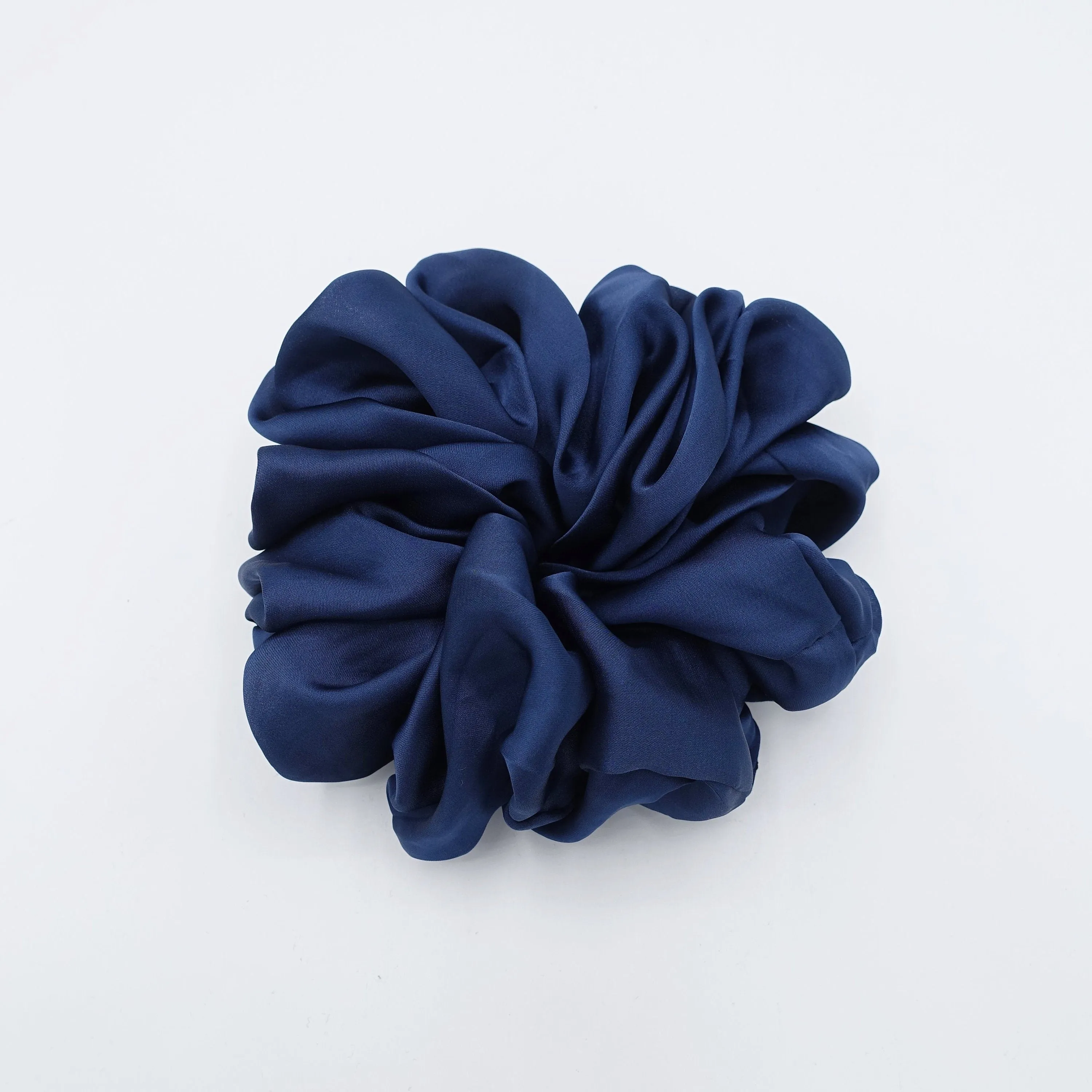 large satin voluminous scrunchies women hair elastic accessory