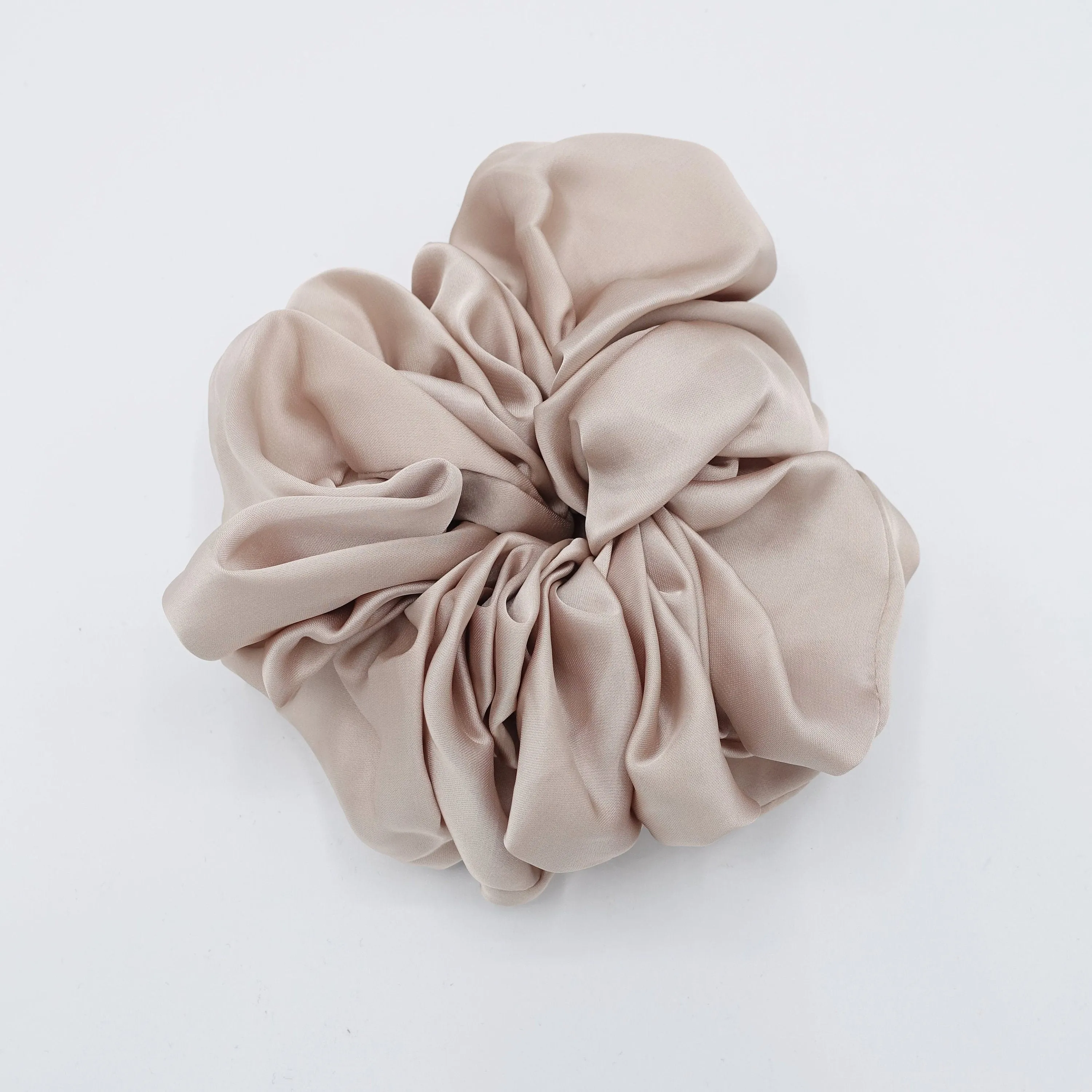 large satin voluminous scrunchies women hair elastic accessory