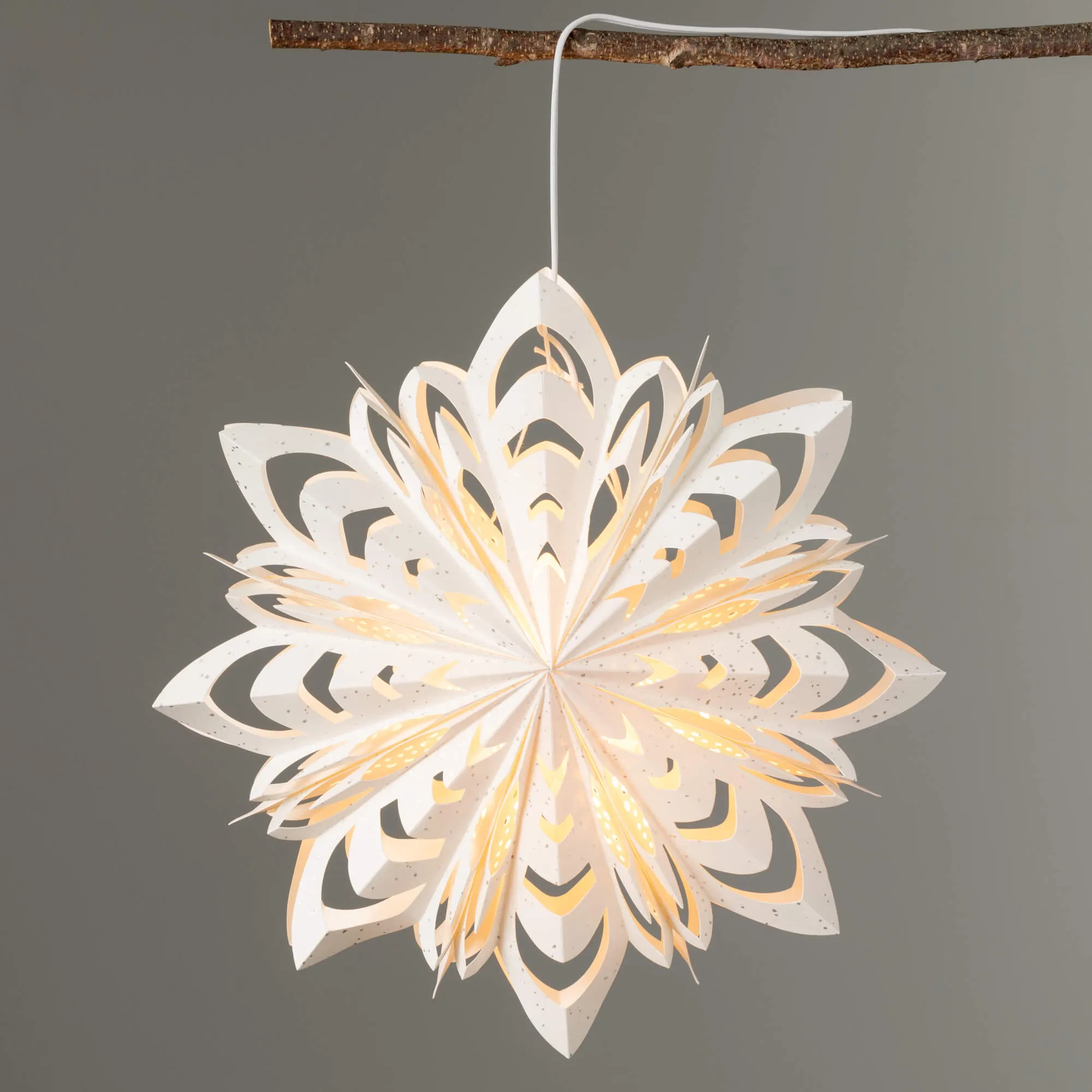 Lg Hanging Paper Snowflake