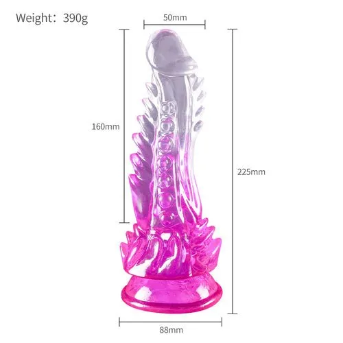 LoveMe 16CM Godzilla Monster Trans Silicone Dildo