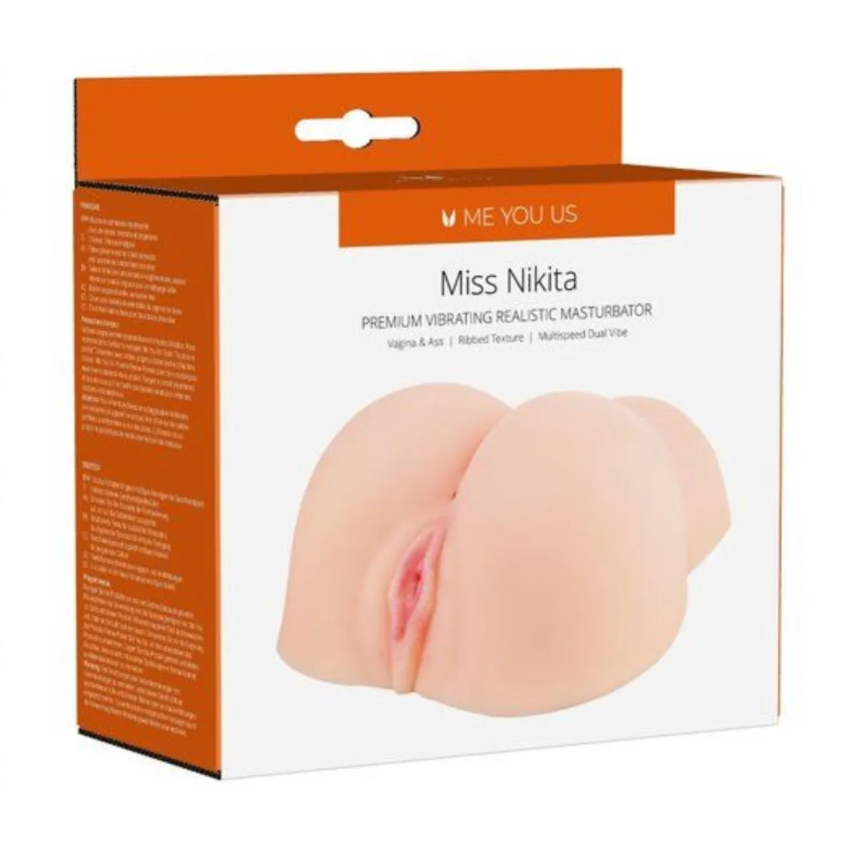 Me You Us Miss Nikita Premium Vibrating Realistic Masturbator Pink