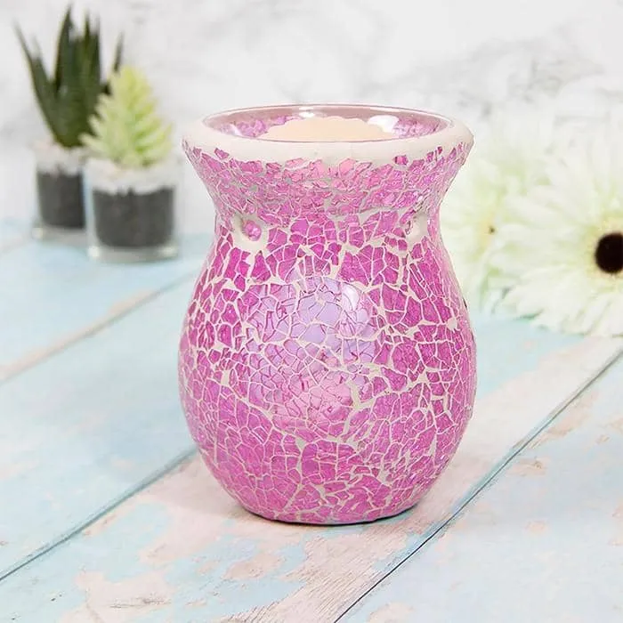 Mosaic Oil Warmer Pink Large