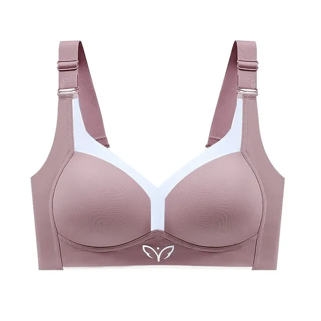 OCW Bras Seamless Full Coverage Wireless Lined Plus Size