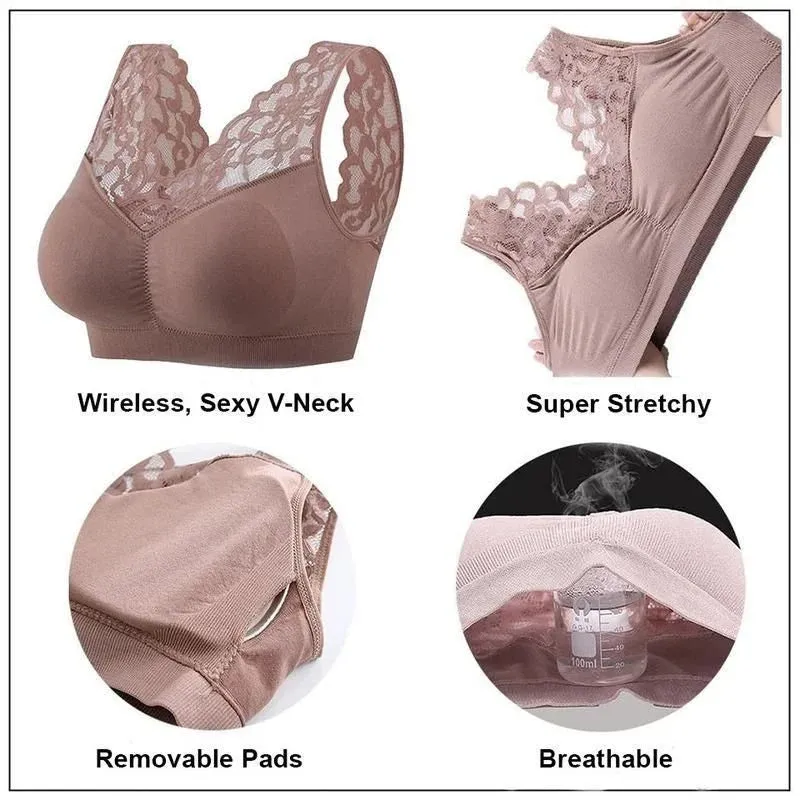 OCW LAVI LIFT Push Up Comfort Super Elastic Breathable Lace Bra