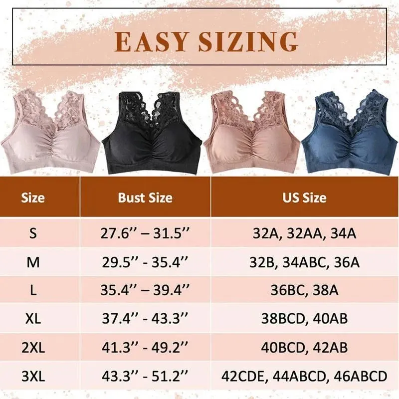 OCW LAVI LIFT Push Up Comfort Super Elastic Breathable Lace Bra