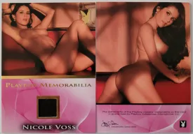 PLAYBOY'S SULTRY & SEDUCTIVE GOLD MEMORABILIA NICOLE VOSS