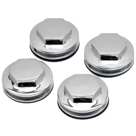 Rocker Box Caps / Covers for Triumph Motorcycles 1963 - 1972 - Chrome