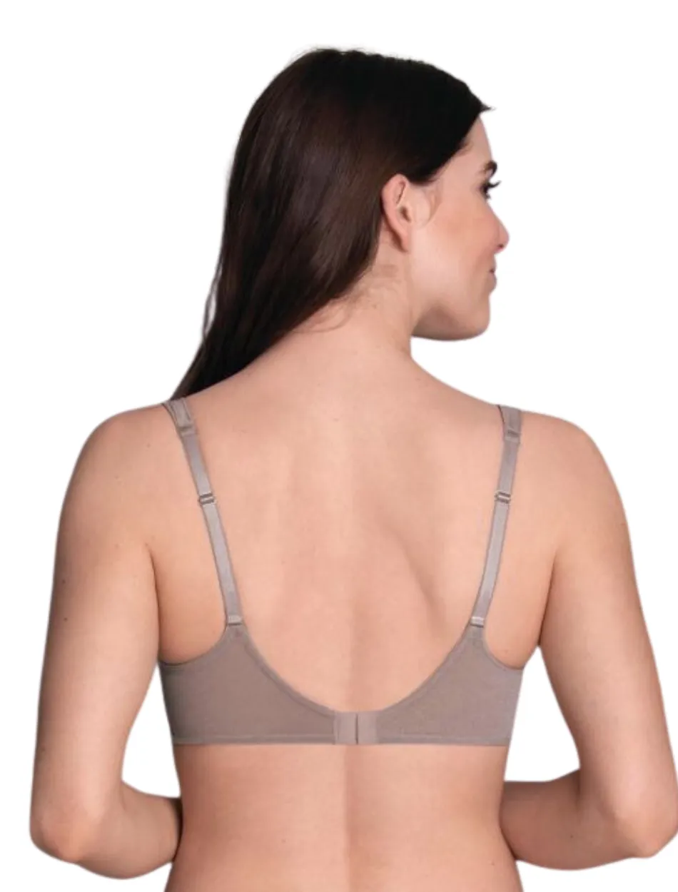 Rosa Faia Antonia Underwired Balconette Bra, Grey | Grey Rosa Faia Antonia Balconette Bra | Grey Padded Balconette